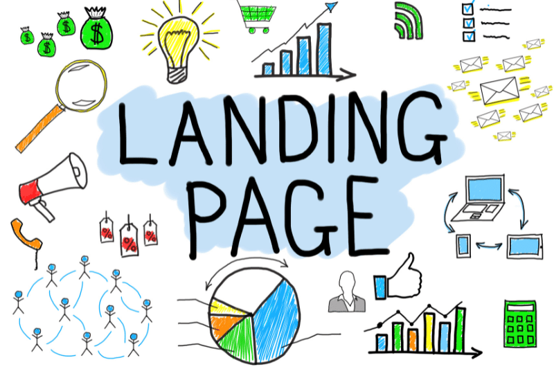 Image to emphasize the importance of a landing page for SAAS PPC